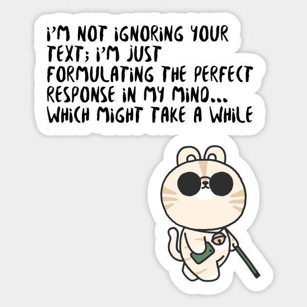 Funny Infj Quote Sticker by Infj Merch